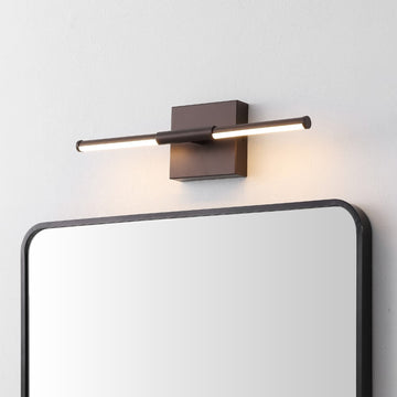 Makena Modern Minimalist Dimmable Integrated LED Metal Wall Sconce